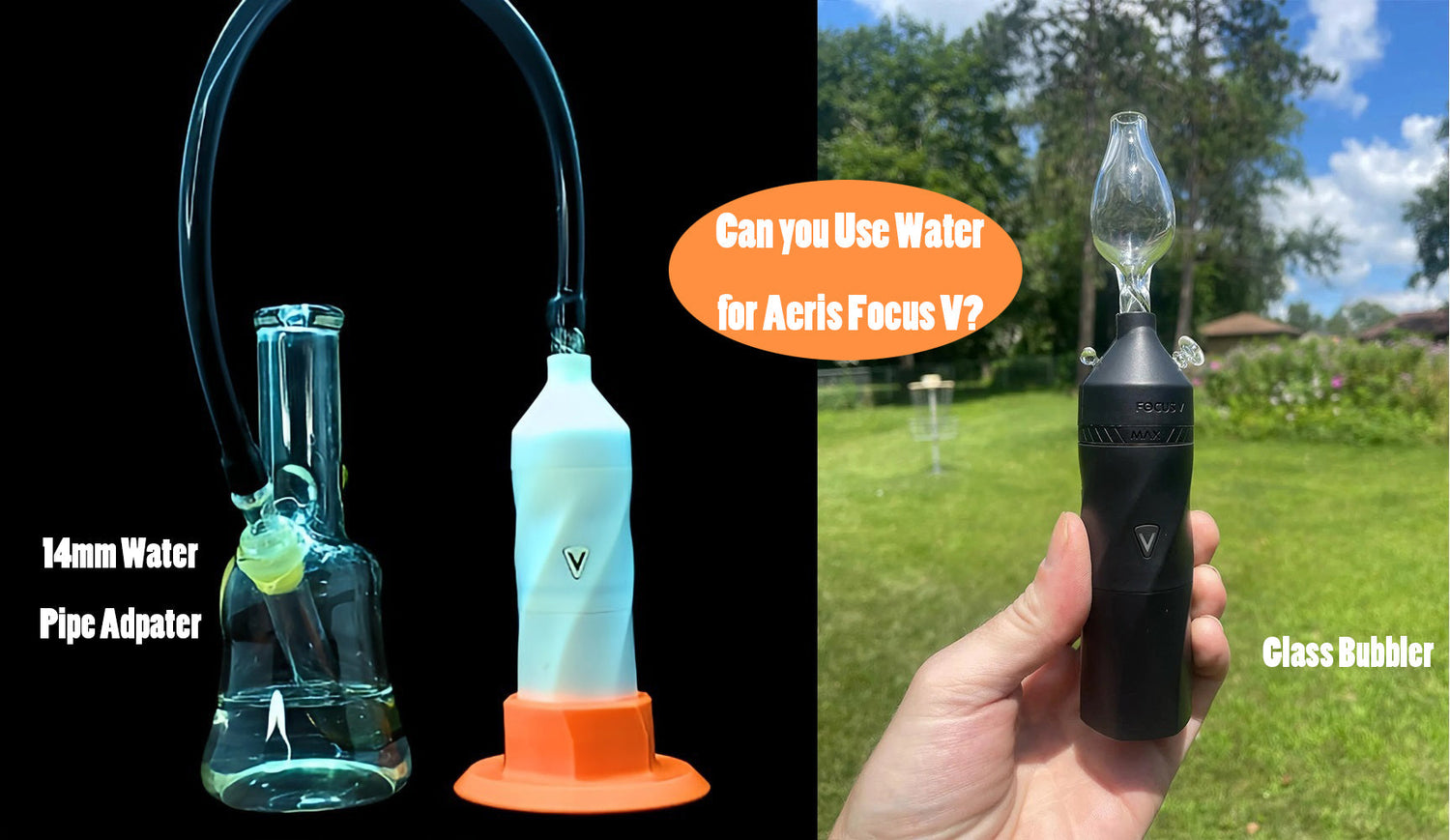 Can you Use Water for Aeris Focus V?