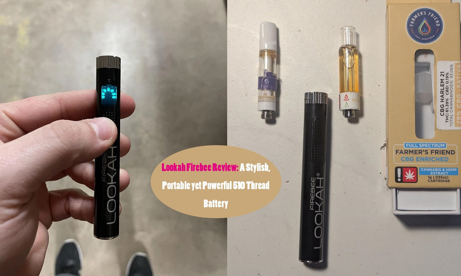 Lookah Firebee Review: A Stylish, Portable yet Powerful 510 Vape Pen Battery