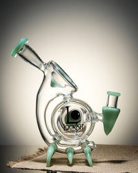 Lookah 9" Mini Cool Recycler Spine Bong