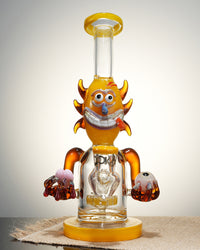Lookah 9" Turbine Perc Funny Looks Bong