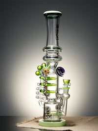 Lookah Bong 17" Caterpillar Design Glass Bong