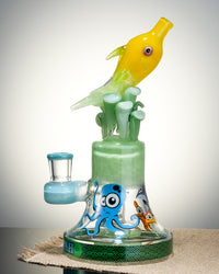Lookah Bong 9" Cool Dolphin Glass Bong