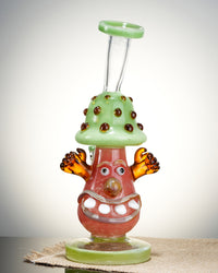 Lookah Rig 9" Mini Cute Lively Mushroom Dab Rig