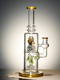 Lookah Bong 13" Double Percolator Juice Bong