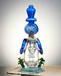 Lookah Rig 12” Cute Garden Buddy Glass Dab Rig