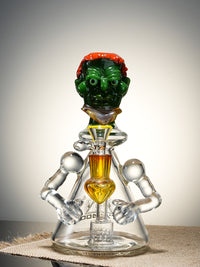 Lookah Bong 8 " Mini Gothic Beaker Glass Water Pipe