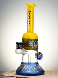 Lookah Bong 9 " Mini Mechanical Skull Beaker Bong