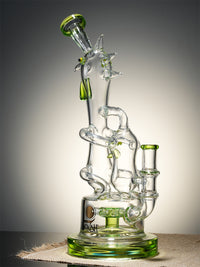 Lookah Bong 13" Rooster Recycler Bong