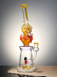 Lookah Bong 14" Skull Bent Neck Bong