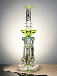 Lookah Bong 12" Steampunk Tattoo Hourglass Bong