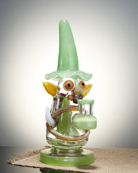Lookah Bong 9" Mini Percolator Wizard Glass Bong