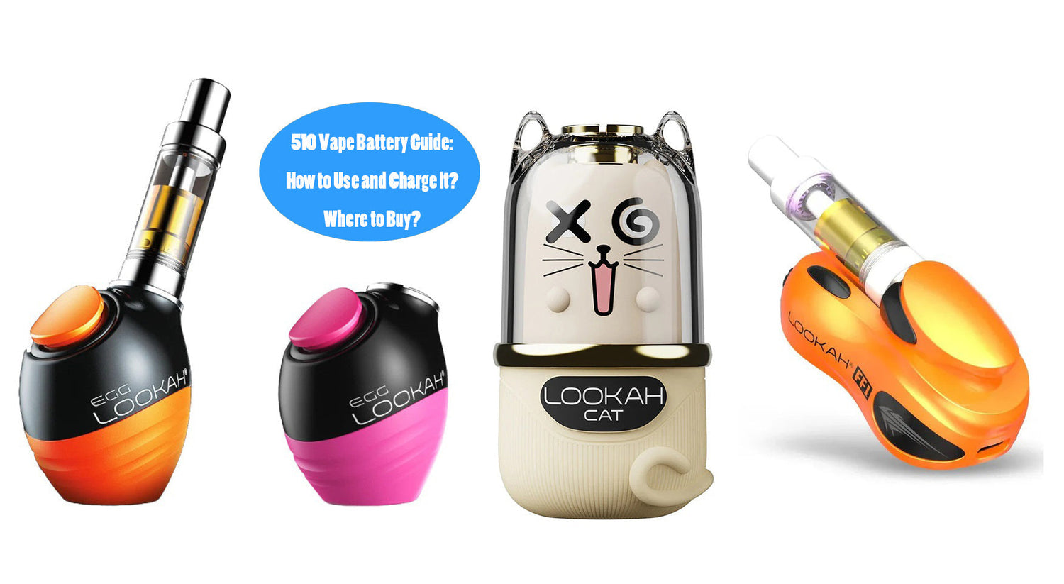510 Vape Battery Guide: How to Use and Charge it? Where to Buy?