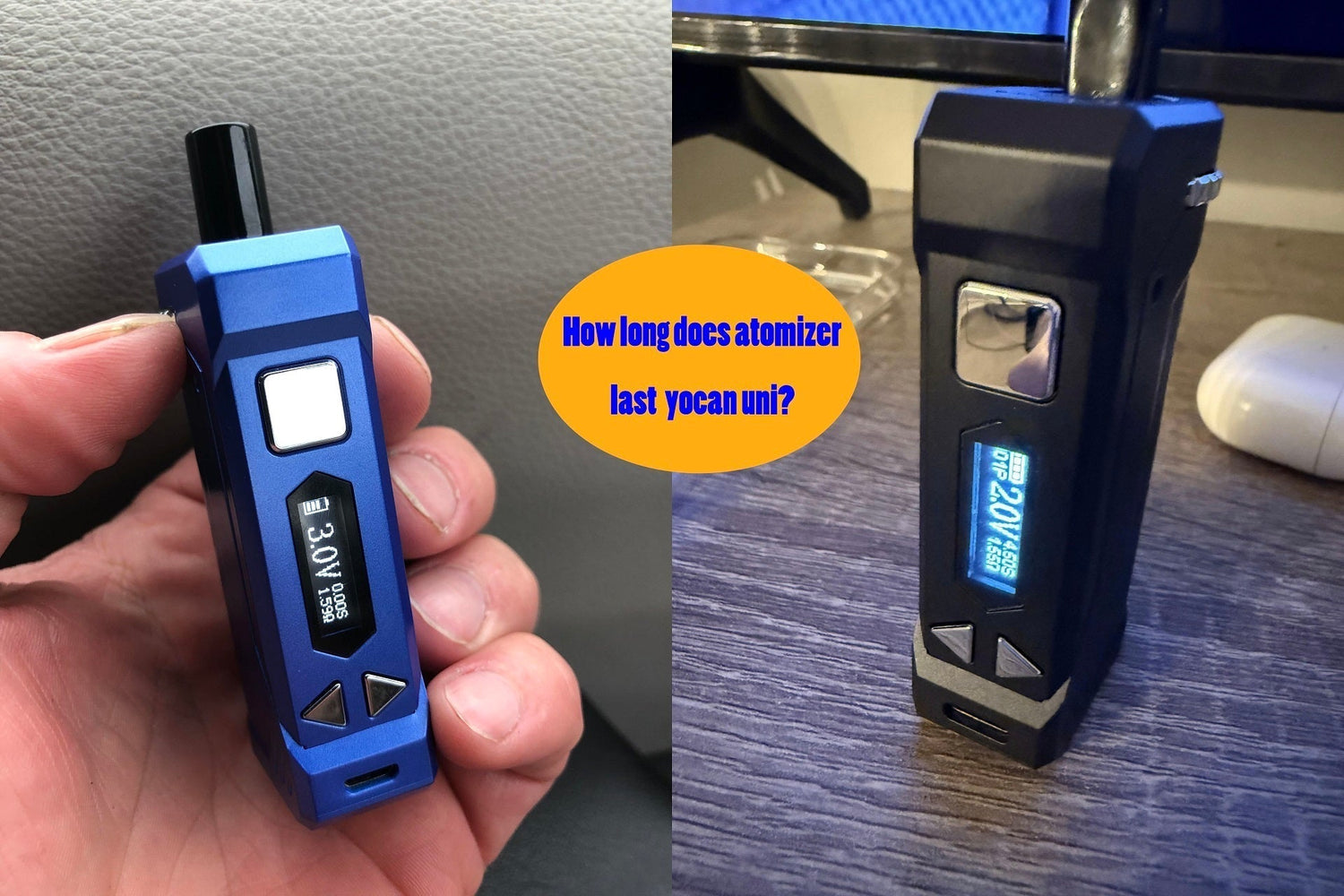 How long does atomizer last yocan uni?