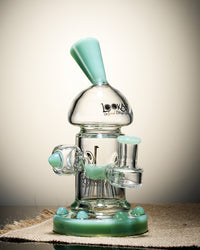Lookah 8" Mini Recycler Percolator Robot Bong