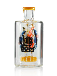 LOOKAH Ash Catcher 14mm 90° 14mm Fishes Showerhead Perc Glass Ash Catcher