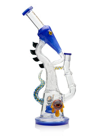 Lookah Bong 14" Cool Sea Dragon Glass Water Pipe