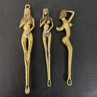 3PCS Exquisite Brass Naked Lady Dab Tool Set