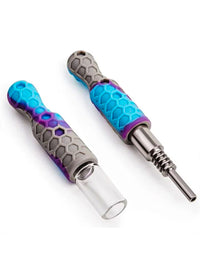3-in-1 Silicone Smoking Pipe And Nectar Collector Travel Kit