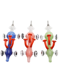 10mm Mushroom Wheel Borosilicate Glass Nectar Collector