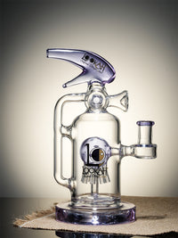 Lookah Bong 9" Cool Fire Extinguisher Recycler Glass Bong