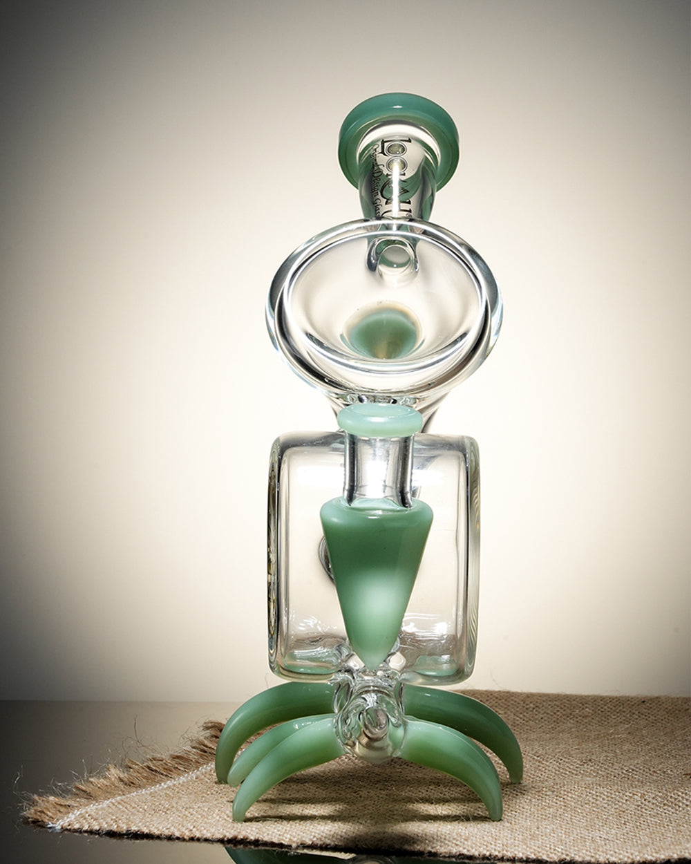 Lookah 9" Mini Cool Recycler Spine Bong
