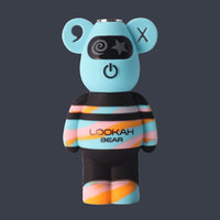 LOOKAH Bear 510 Vape Pen Battery -- Blue TieDye