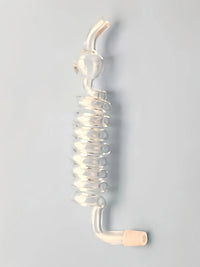 8-Spiral Ring Glass Oil Burner Pipe Attachment 10mm Male