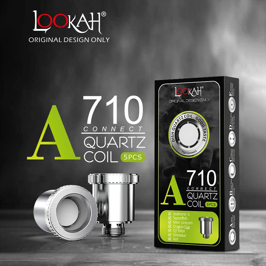 LOOKAH 710 Quartz Wax Dish Coil A