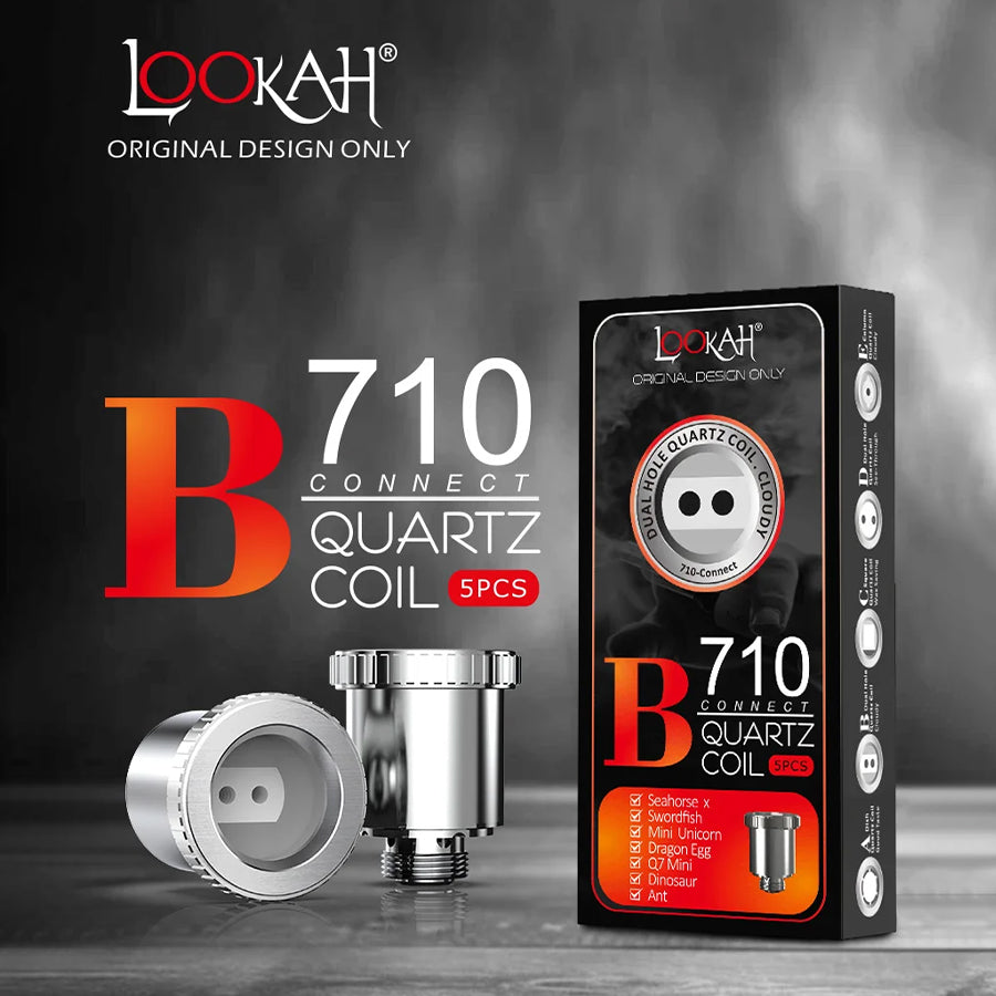 LOOKAH 710 Quartz Wax Dish Coil B