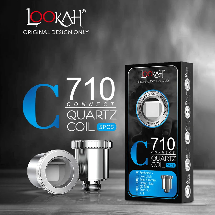 LOOKAH 710 Quartz Wax Dish Coil C