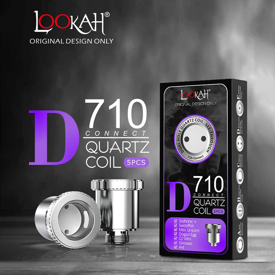 LOOKAH 710 Quartz Wax Dish Coil D