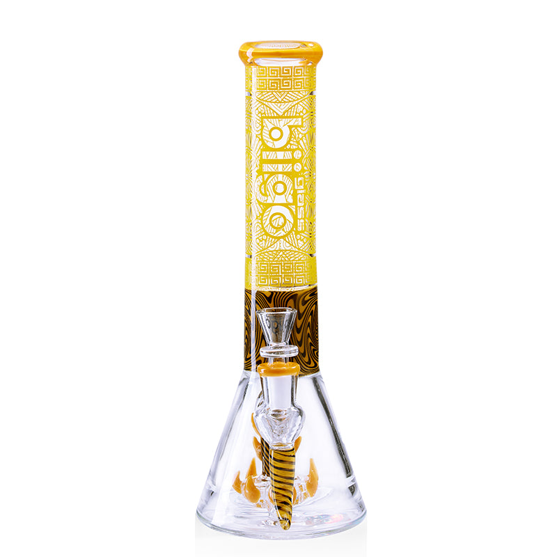 Glass Bong BI406-YL_2