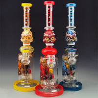 BIIGO Bong 14" Cool Rare Skull Glass Bong