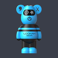 LOOKAH Bear 510 Vape Battery -- Blue