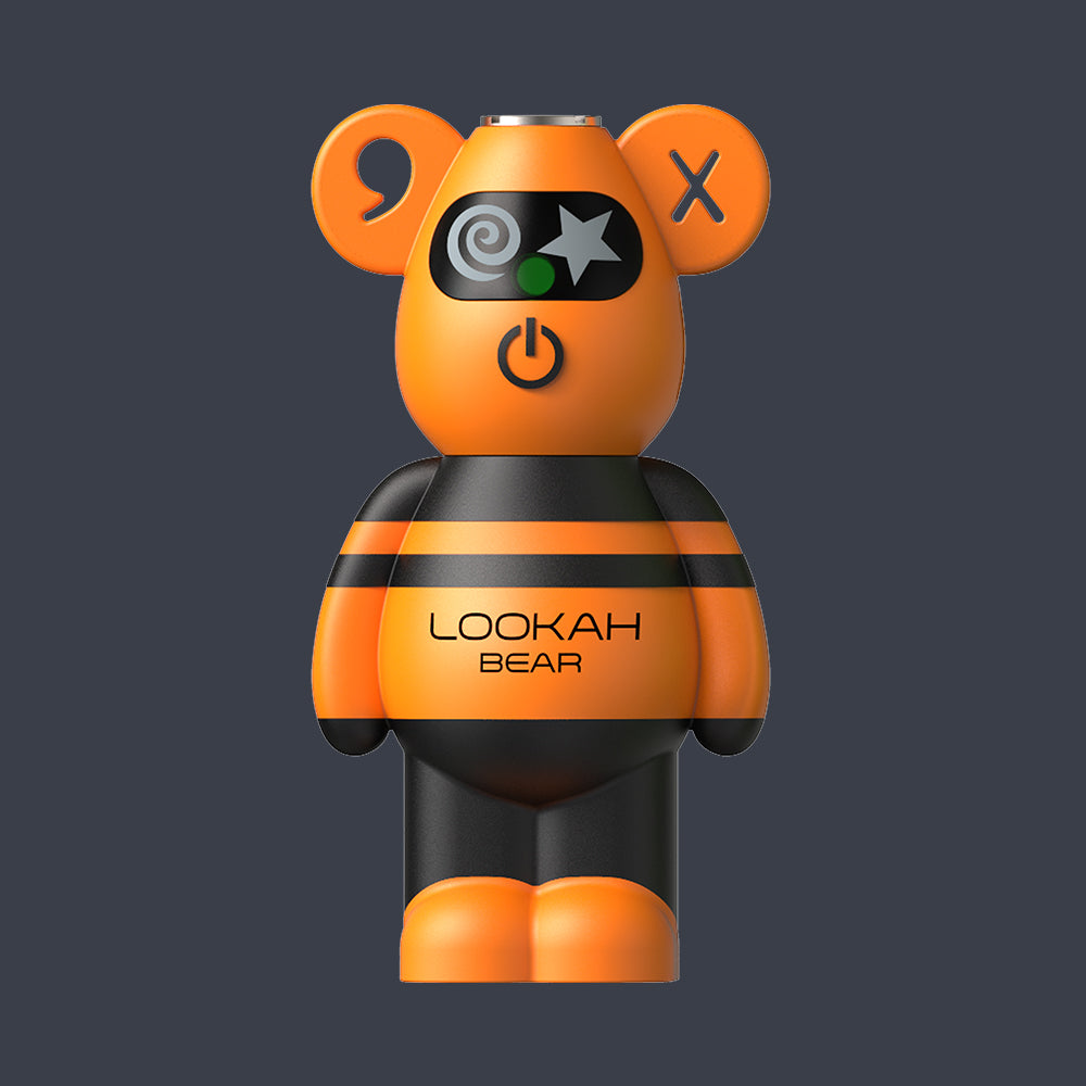 LOOKAH Bear 510 Vape Pen Battery -- Orange