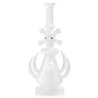BIIGO Bong 13" Cool Skull Spine Beaker Glass Bong