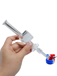 Reclaimer Glass Nectar Collector Kit with Quartz Tip