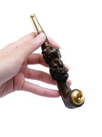 Handmade Rosewood Pixiu Carved Smoking Pipe