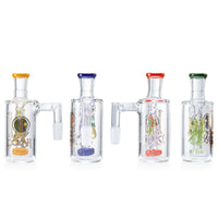 LOOKAH Ash Catcher 14mm Honey Bubbler Ash Catcher with Showerhead Perc