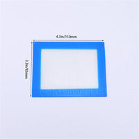 2PCS Rectangle Silicone Dab Mat