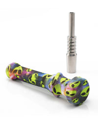 14MM Silicone Alien Nectar Collector with Titanium Tip