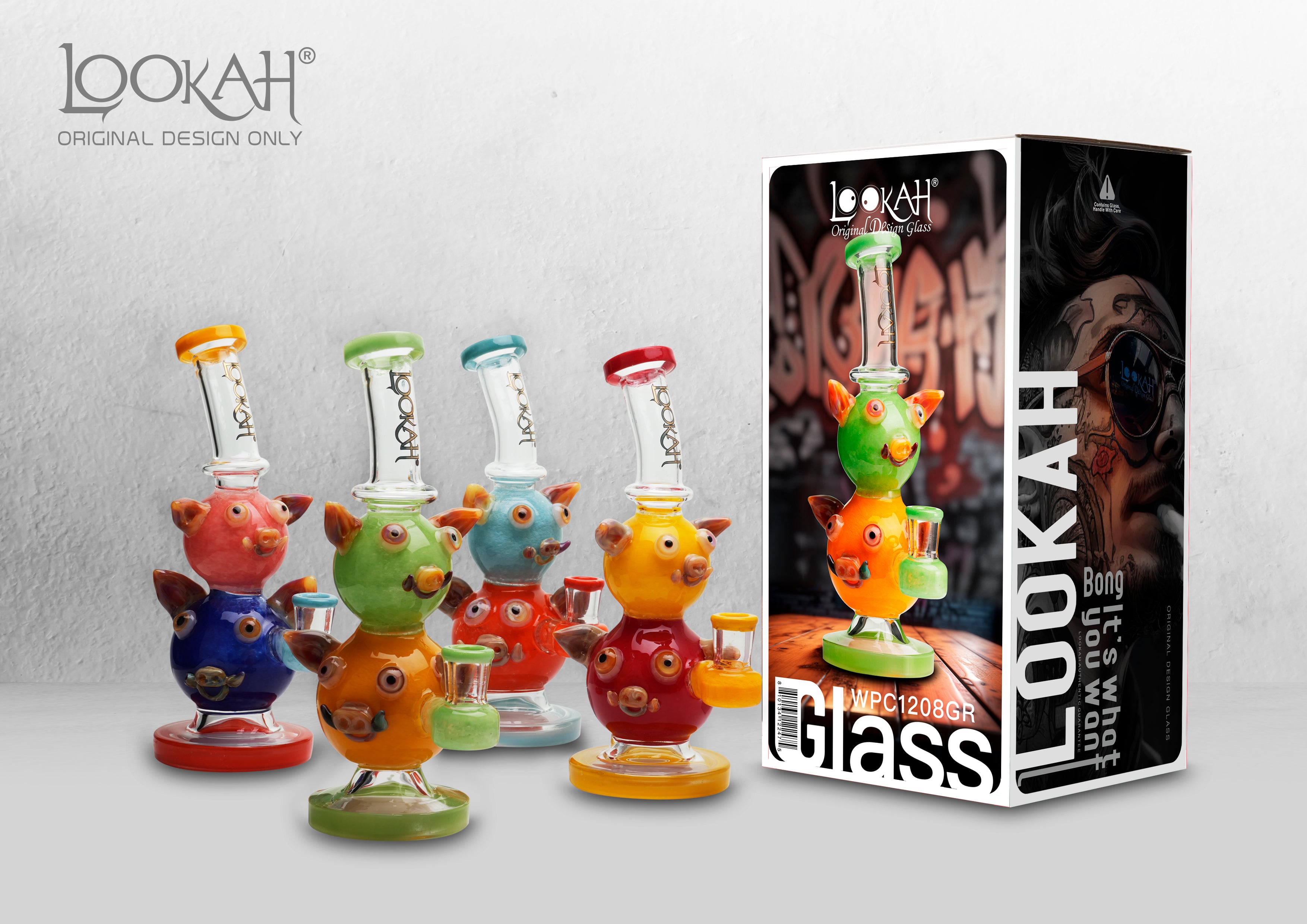 LOOKAH WPC1208 Piggy Bong– 420Buy