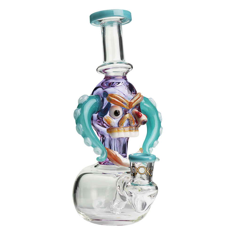 Mini Skull Bong Blue