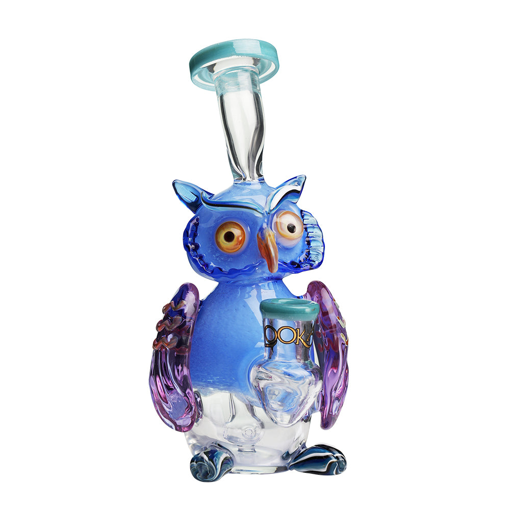 Mini Owl Bong Blue
