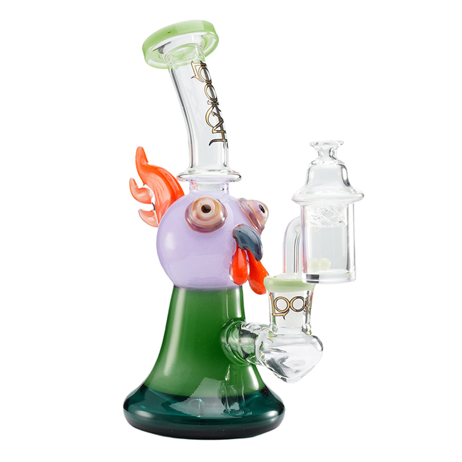 Lookah Rig 10" Cute Cartoon Parrot Dab Rig