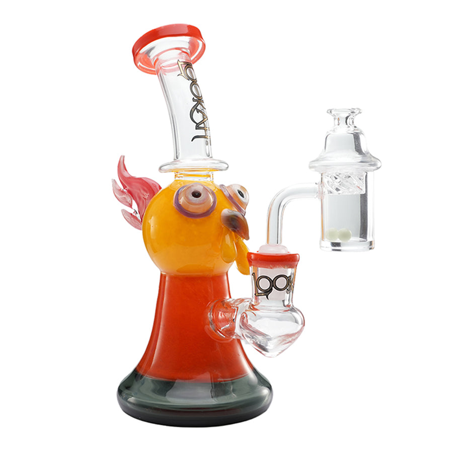 Lookah Rig 10" Cute Cartoon Parrot Dab Rig
