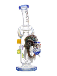 Lookah Bong 9.5" Bull Horn Mask Water Pipe