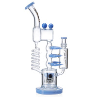 Lookah Bong 14" Cool Spiderman Shank Recycler Glass Bong