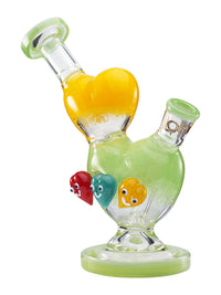Lookah Rig 8“ Cute Heart-Shaped Glass Dab Rig