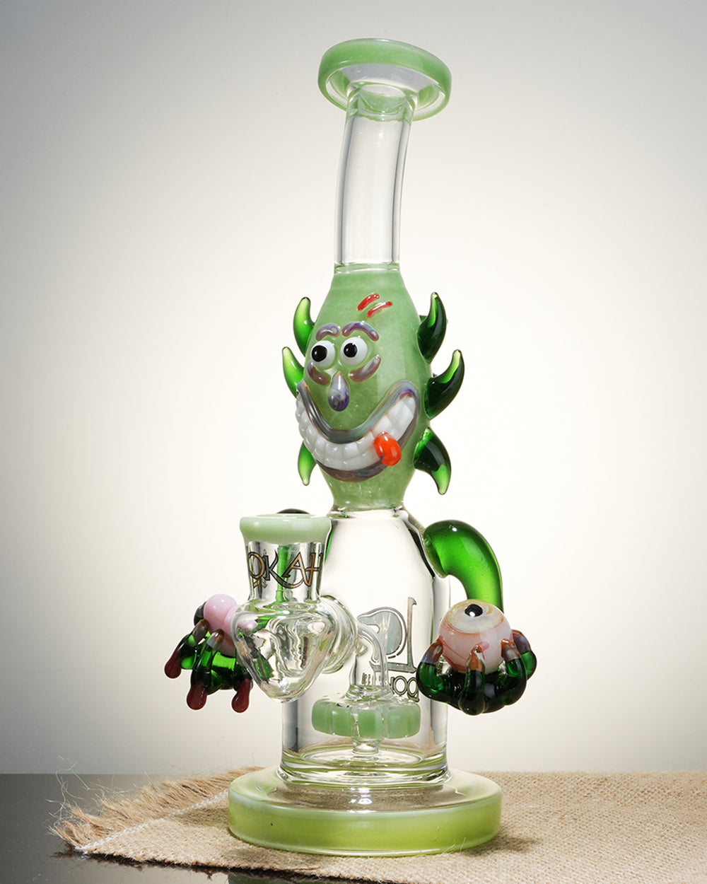 Lookah 9" Turbine Perc Funny Looks Bong